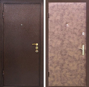 Входная металлическая дверь порошок + винилискожа СП297