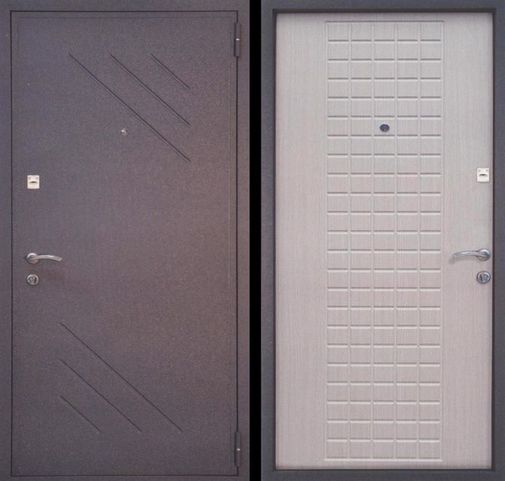 Входная металлическая дверь порошок + МДФ СП046